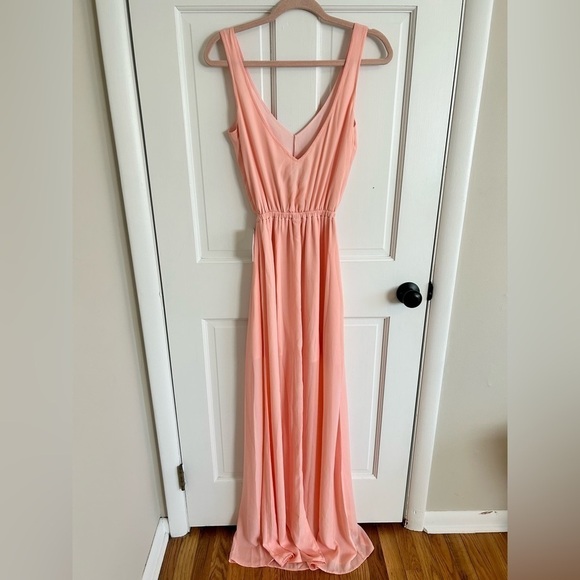 Show Me Your Mumu | Kendall Maxi Dress Frosty Pink Crisp size XXS - Picture 8 of 9